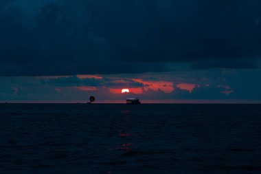 Günbatımı Batumi, Adjara, Georgia 'da