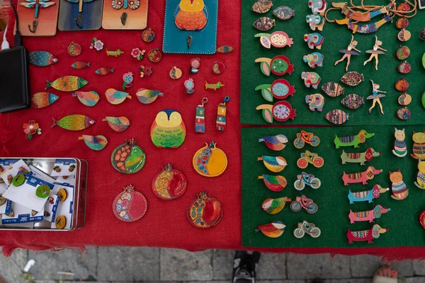Batumi Georgia July 2021 Exhibition Handicrafts — Zdjęcie stockowe