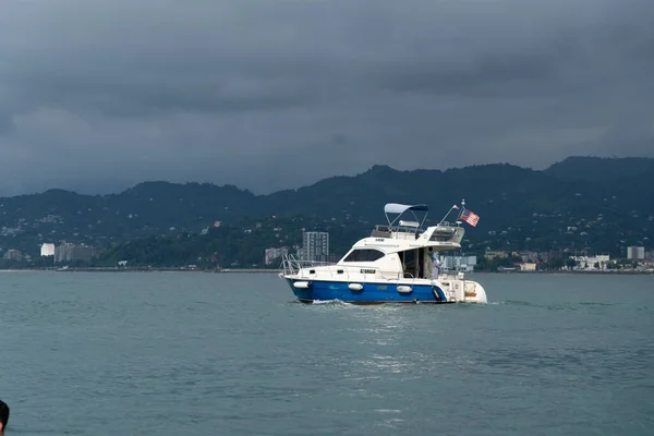 Batumi Georgia July 2021 Pleasure Boat Sea — Stock Photo, Image