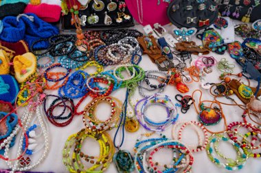 Batumi, Georgia - July 15, 2021: Exhibition of Handicrafts