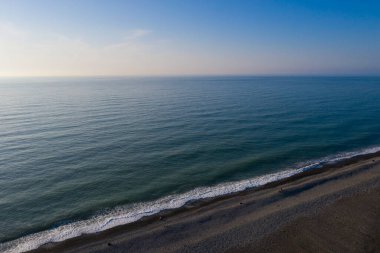 Batum şehrinin plajı. Adjara. Georgia