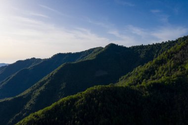 Machakhela Gorge, bir İHA 'dan, Adjara, Georgia