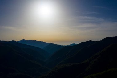 Machakhela Gorge, bir İHA 'dan, Adjara, Georgia