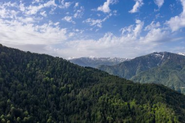 Machakhela Gorge, bir İHA 'dan, Adjara, Georgia