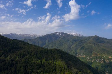 Machakhela Gorge, bir İHA 'dan, Adjara, Georgia