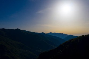 Machakhela Gorge, bir İHA 'dan, Adjara, Georgia