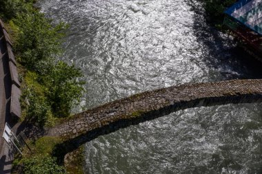 Machakhela Gorge, bir İHA 'dan, Adjara, Georgia