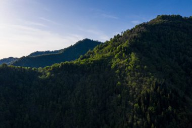 Machakhela Gorge, bir İHA 'dan, Adjara, Georgia