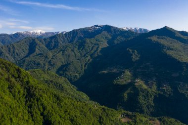 Machakhela Gorge, bir İHA 'dan, Adjara, Georgia