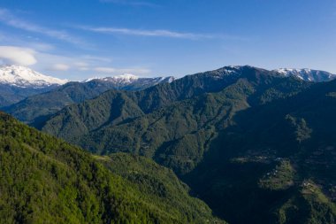 Machakhela Gorge, bir İHA 'dan, Adjara, Georgia