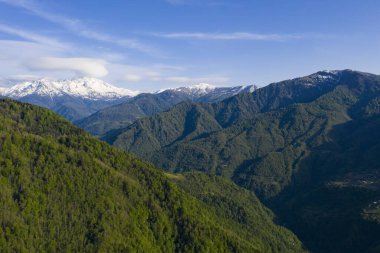 Machakhela Gorge, bir İHA 'dan, Adjara, Georgia