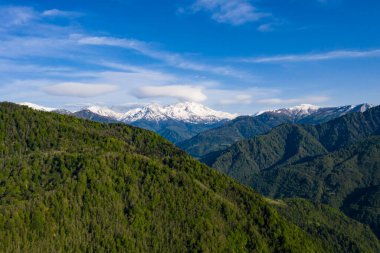 Machakhela Gorge, bir İHA 'dan, Adjara, Georgia
