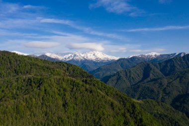 Machakhela Gorge, bir İHA 'dan, Adjara, Georgia