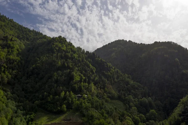 Gorge Machakhela Drone Adjara Géorgie — Photo