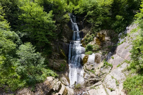 Machakhela Schlucht Von Einer Drohne Aus Adschara Georgien — Stockfoto