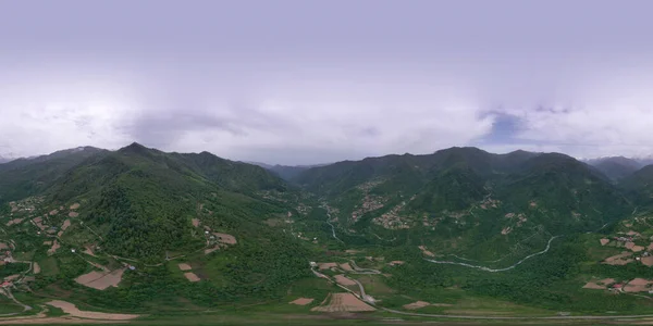 Machakhela Gorge Drone Adjara Georgia — 图库照片