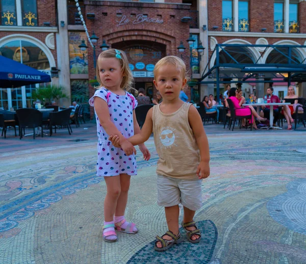 Batumi Georgië Juli 2021 Argetinische Tango Piazza Plein — Stockfoto