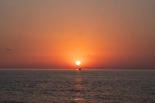 Sonnenuntergang Meer Schöne Landschaft — Stockfoto