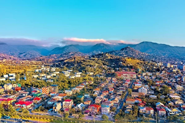 Batumi Gürcistan Mayıs 2021 Ile Kıyı Köyünün Görüntüsü — Stok fotoğraf