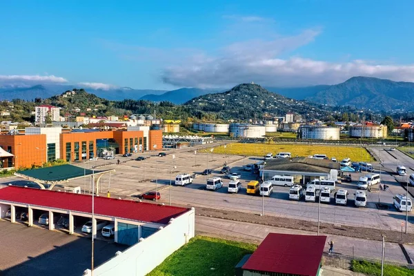 Batumi Georgia Mayo 2021 Vista Aérea Del Estacionamiento — Foto de Stock