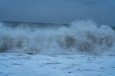 9 Mayıs 2021 'de Batumi' deki Karadeniz Fırtınası