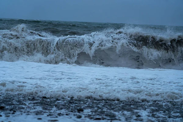 Bouře Černém Moři Batumi Května 2021 — Stock fotografie