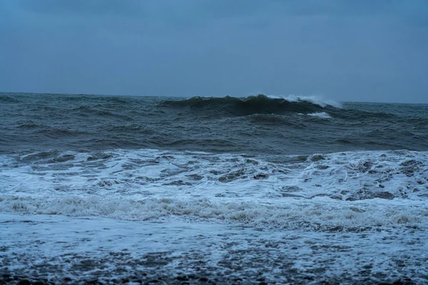 Bouře Černém Moři Batumi Května 2021 — Stock fotografie