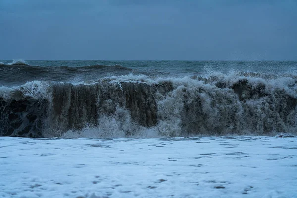 Bouře Černém Moři Batumi Května 2021 — Stock fotografie