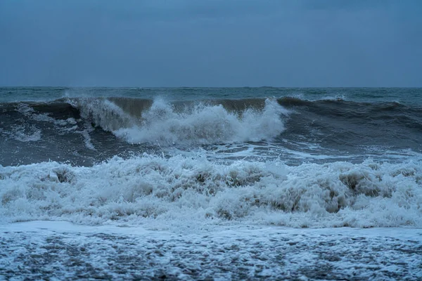 Буря Черном Море Батуми Мая 2021 Года — стоковое фото