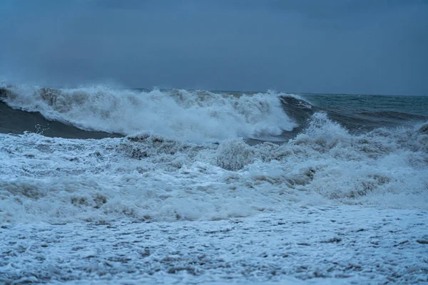 Tormenta Mar Negro Batumi Mayo 2021 —  Fotos de Stock