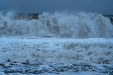 9 Mayıs 2021 'de Batumi' deki Karadeniz Fırtınası