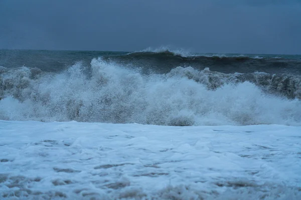 Tormenta Mar Negro Batumi Mayo 2021 —  Fotos de Stock