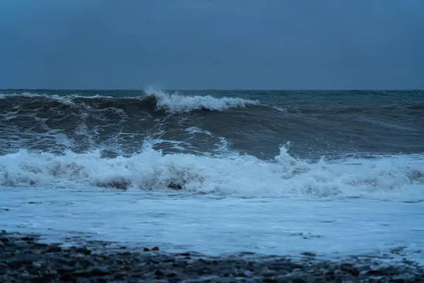 Bouře Černém Moři Batumi Května 2021 — Stock fotografie