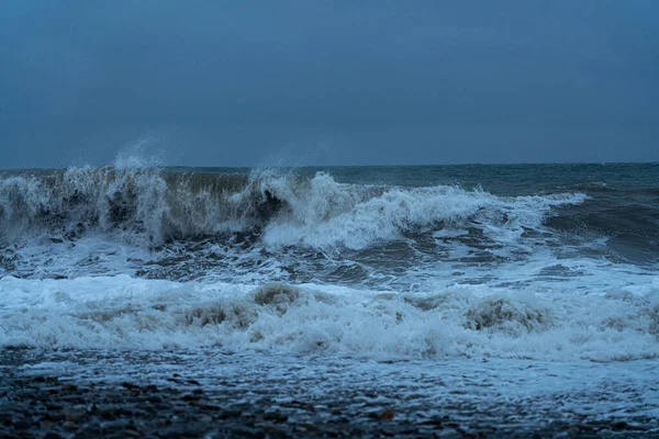 Stormen Vid Svarta Havet Batumi Den Maj 2021 — Stockfoto