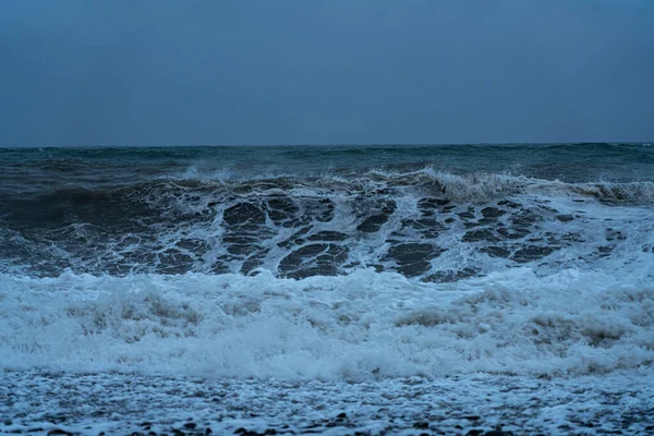 Tormenta Mar Negro Batumi Mayo 2021 —  Fotos de Stock