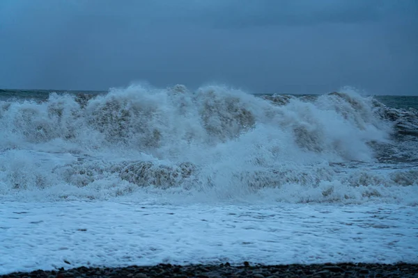 Tormenta Mar Negro Batumi Mayo 2021 — Foto de Stock