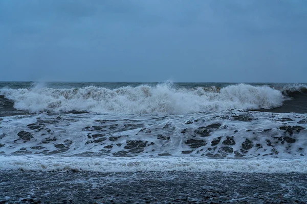 Bouře Černém Moři Batumi Května 2021 — Stock fotografie