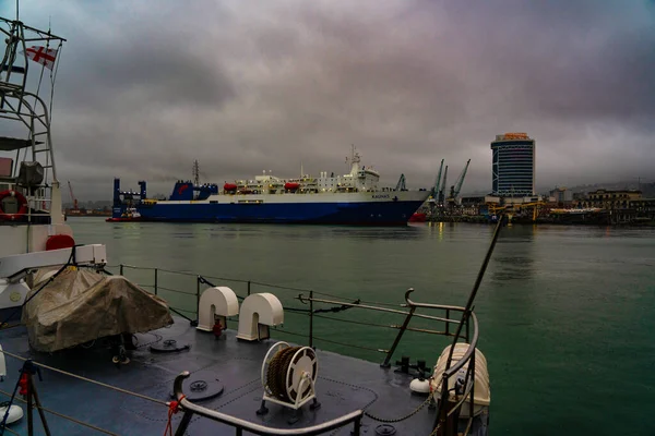 Batumi Georgien Mai 2021 Das Schiff Von Kaunas Läuft Den — Stockfoto