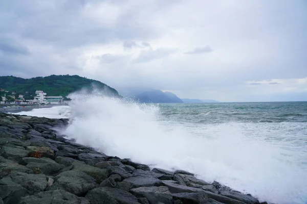 Tempête Violente Sur Mer Noire — Photo