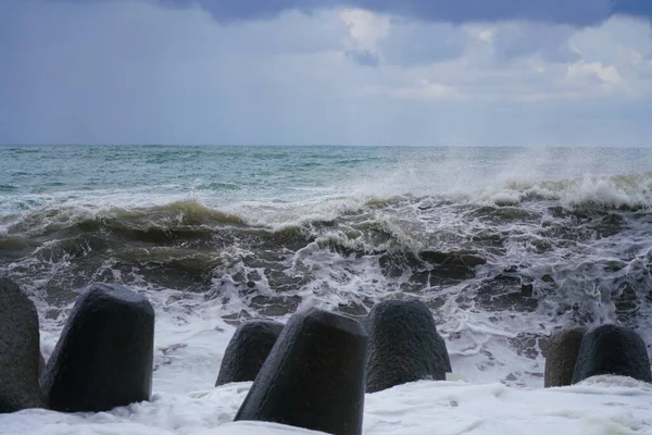 Tormenta Severa Mar Negro — Foto de Stock