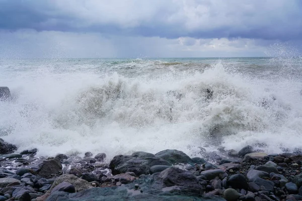 Σοβαρή Καταιγίδα Στη Μαύρη Θάλασσα — Φωτογραφία Αρχείου
