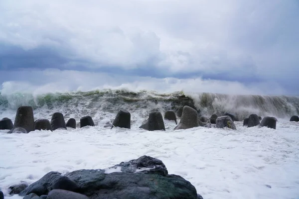 Tempête Violente Sur Mer Noire — Photo