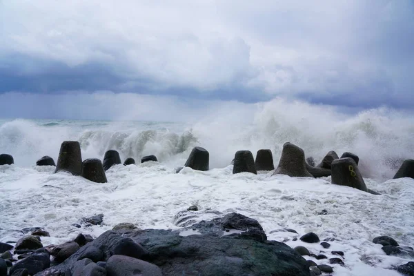 Tempestade Severa Mar Negro — Fotografia de Stock