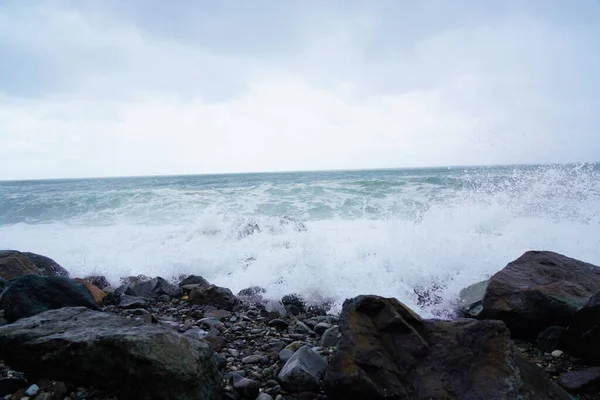 Svår Storm Svarta Havet — Stockfoto