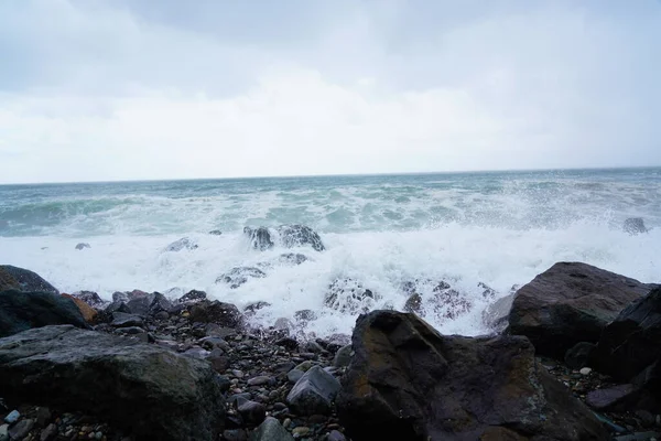 Tormenta Severa Mar Negro —  Fotos de Stock