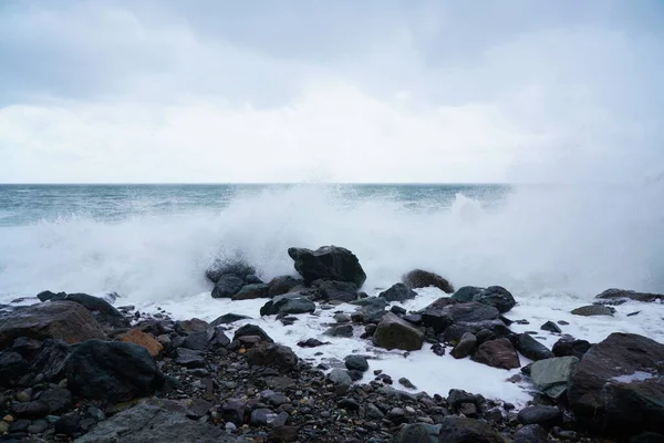 Svår Storm Svarta Havet — Stockfoto