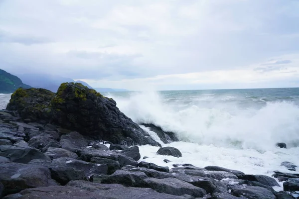 Svår Storm Svarta Havet — Stockfoto