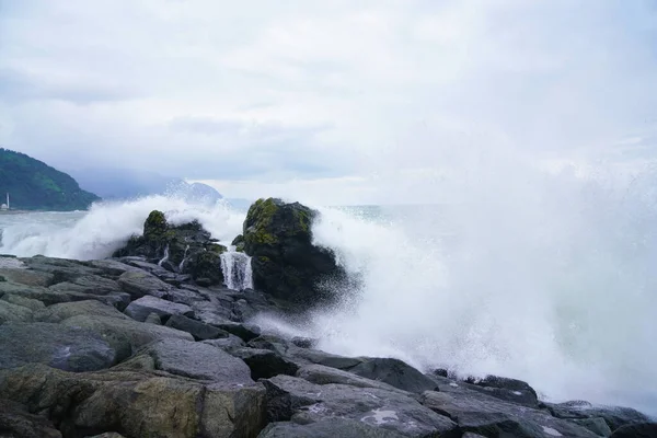 Svår Storm Svarta Havet — Stockfoto