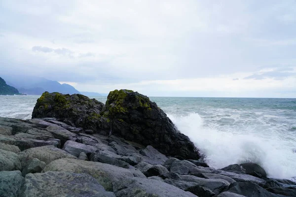 Svår Storm Svarta Havet — Stockfoto