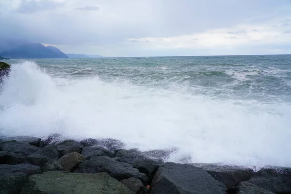 Tempête Violente Sur Mer Noire — Photo